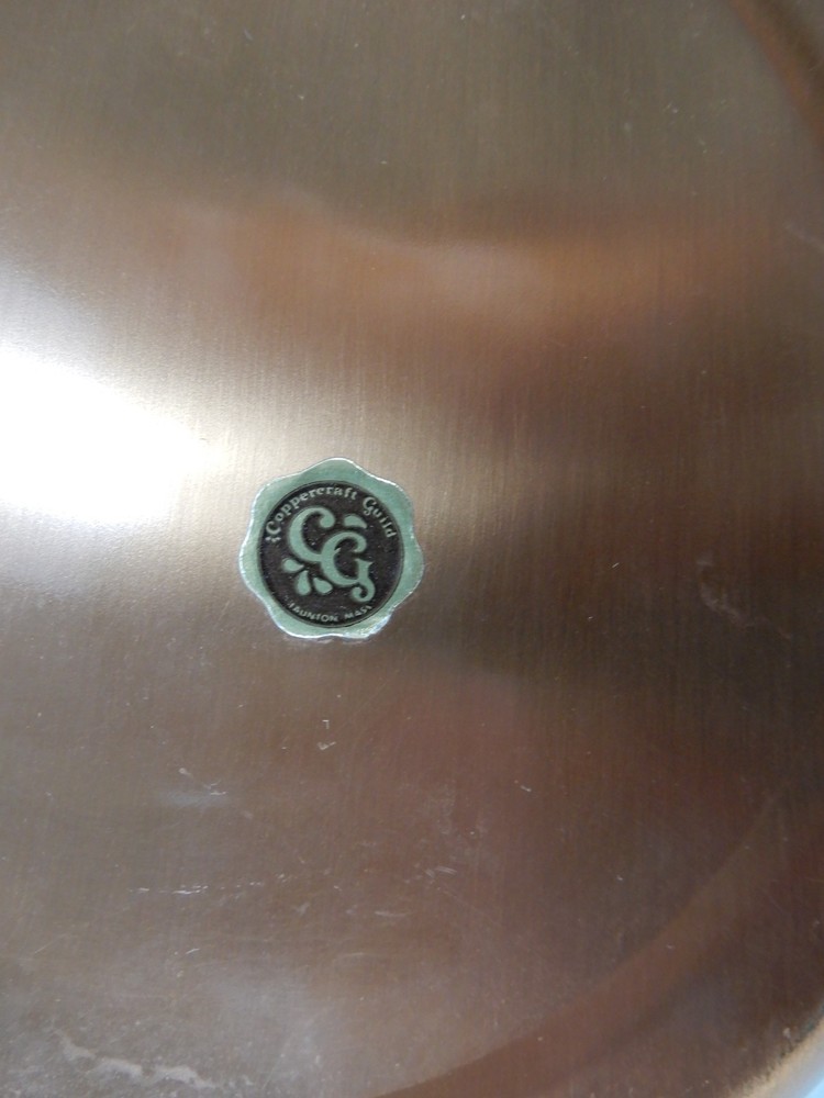 Vintage Coppercraft Guild Copper & Brass Tea Pot / Kettle