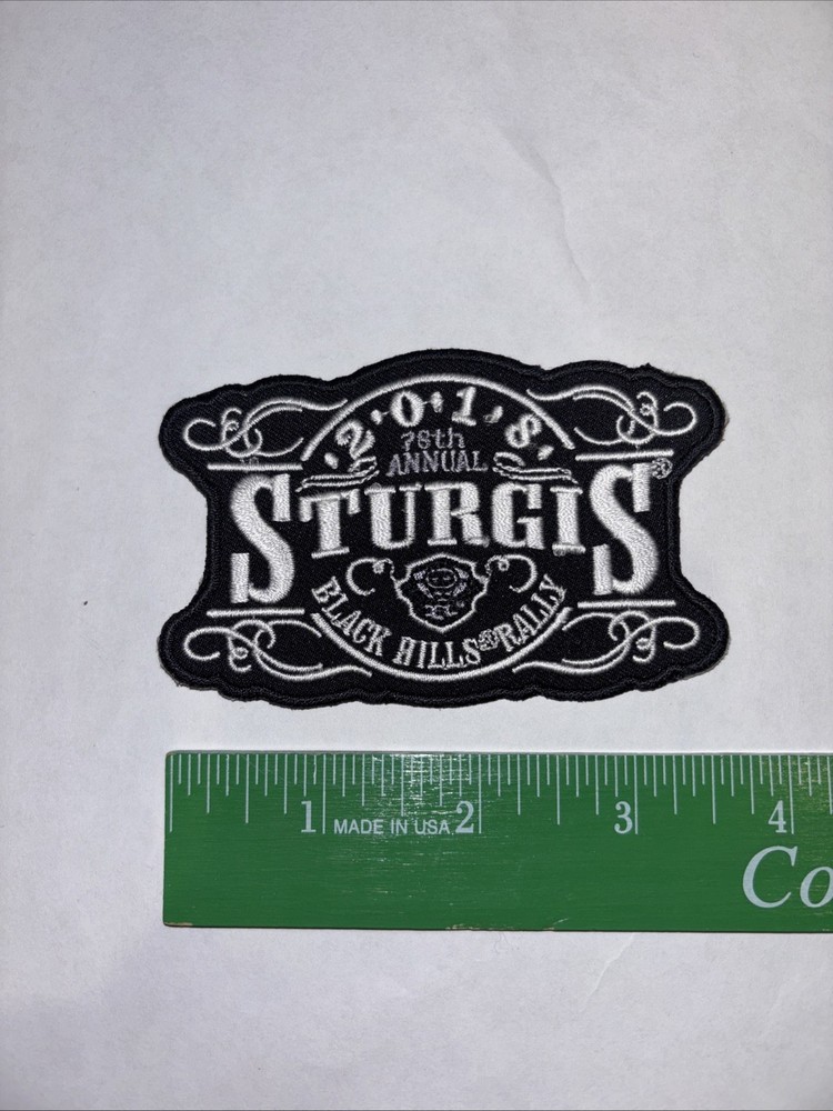 78th Annual Sturgis 2018 Embroidered Patch