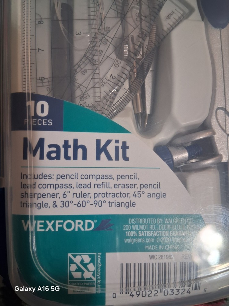 10 Piece Math Set