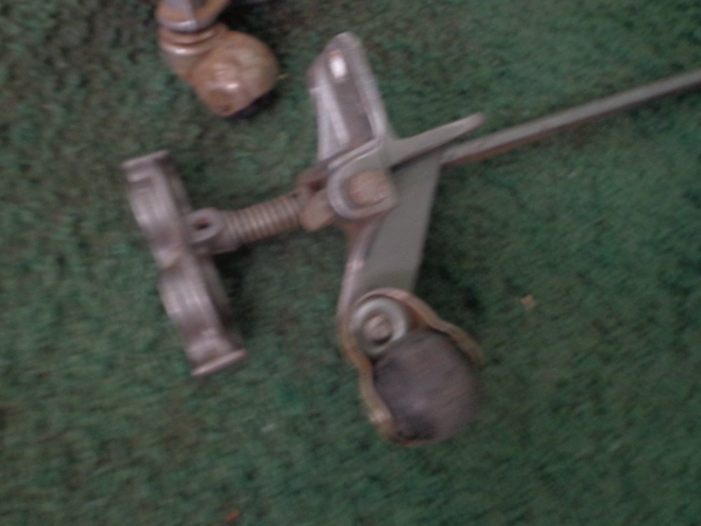 Vintage Retractable Caster Set From tool stand