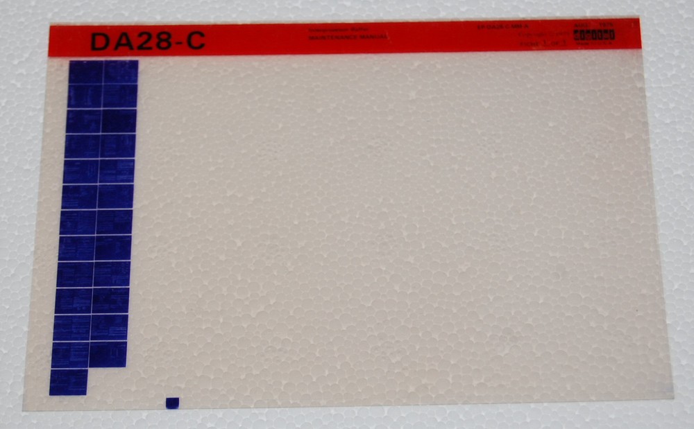 DEC DA28-C Interprocessor Buffer Maintenance Manual, Microfiche