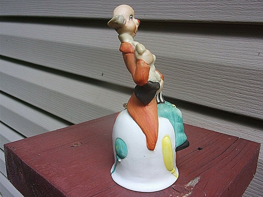 Clown with Bunny Rabbit Bell