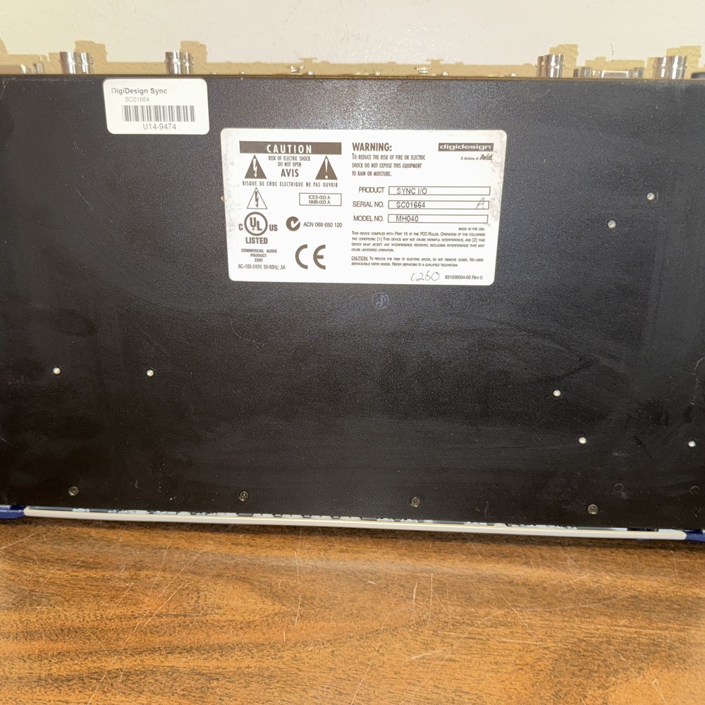 AVID Digidesign SYNC I/O Master Clock MH040