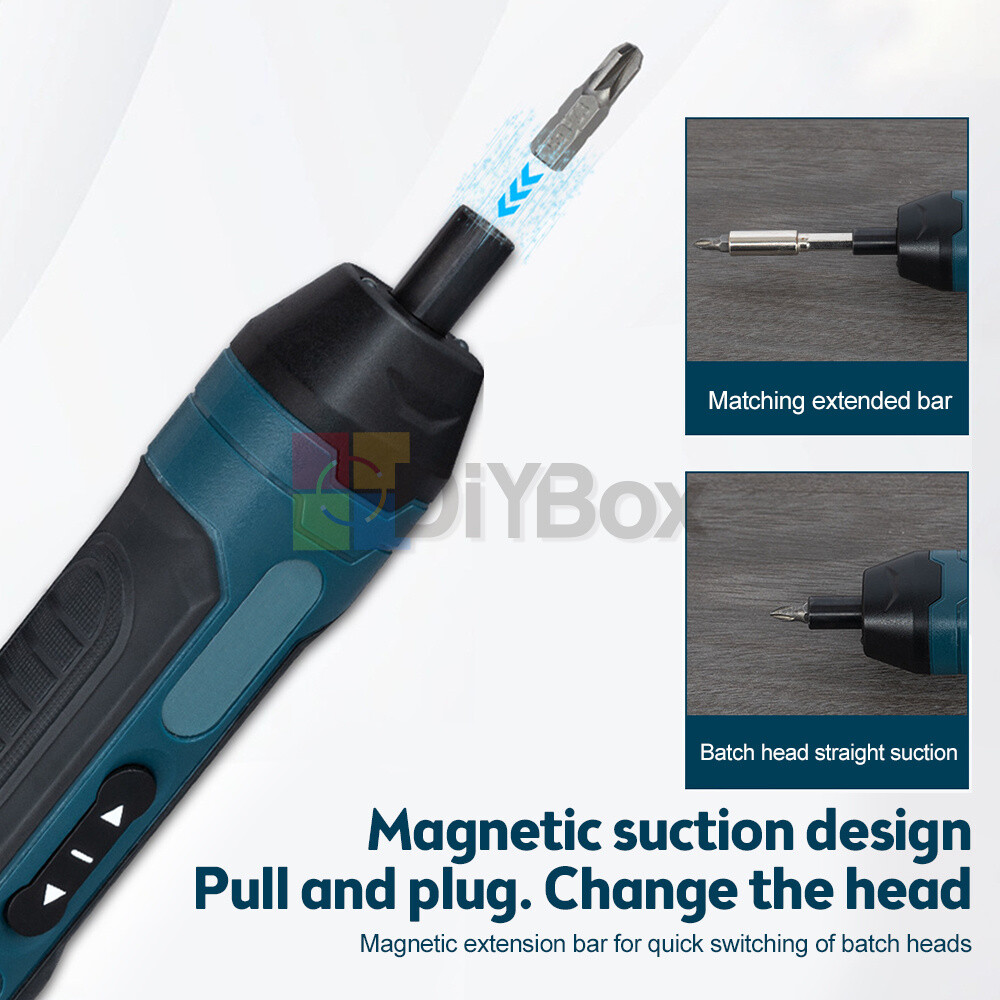 Cordless Electric Screwdriver Rechargeable Drill Mini Torque Adjustment Power