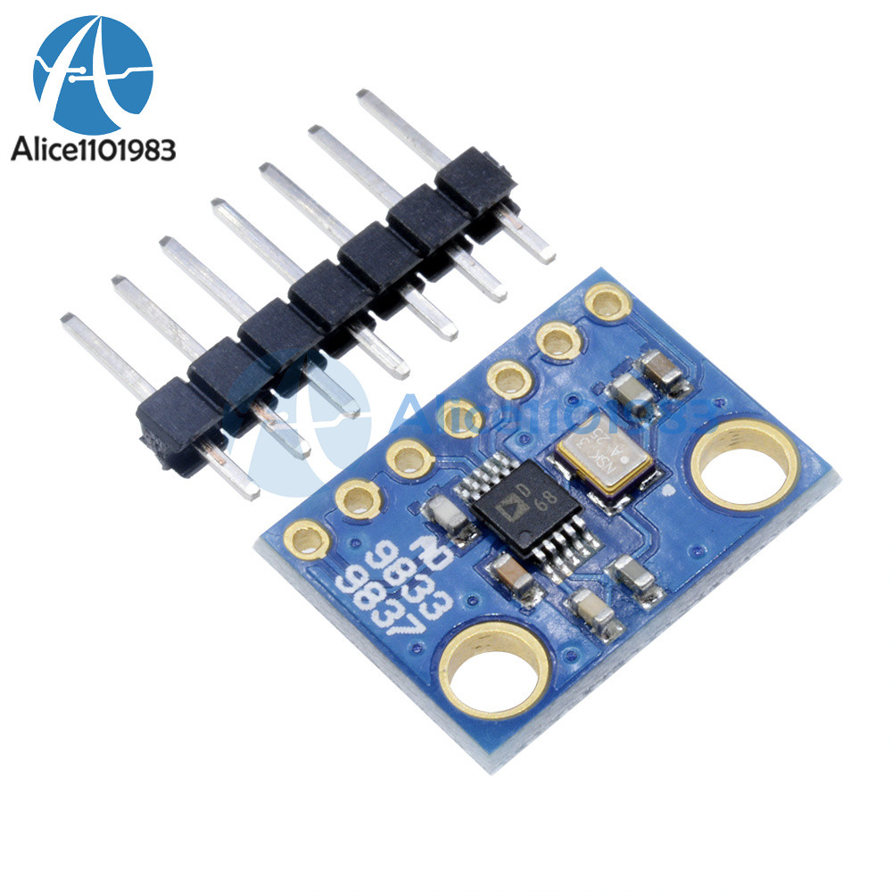 AD9833 DDS Signal Generator Module Programmable Microprocessors Sine Square Wave