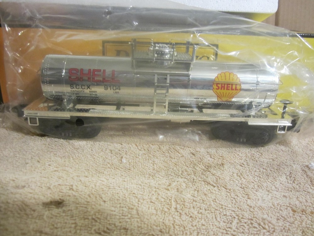 RAIL KING Rugged Rails CHROME SHELL TANK CAR 9104