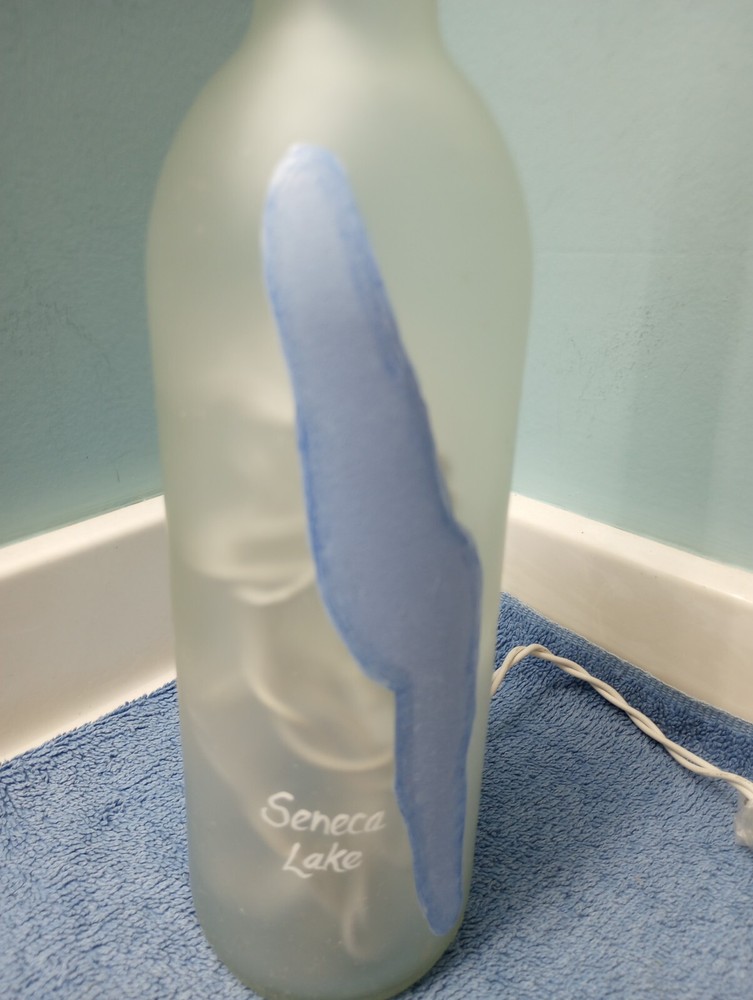 Seneca Lake Lighted Wine Bottle
