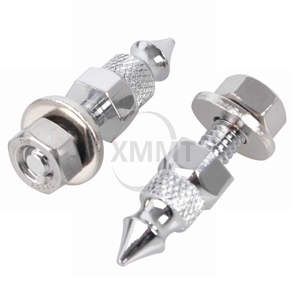 Silver CNC Spike Windshield Trim Mount Screw For Harley Electra Tri Glide FLHT