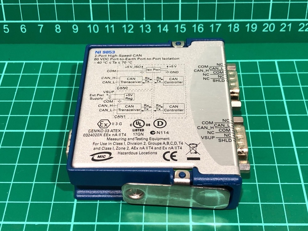 National Instruments NI-9853 2-Port High-Speed CAN Module