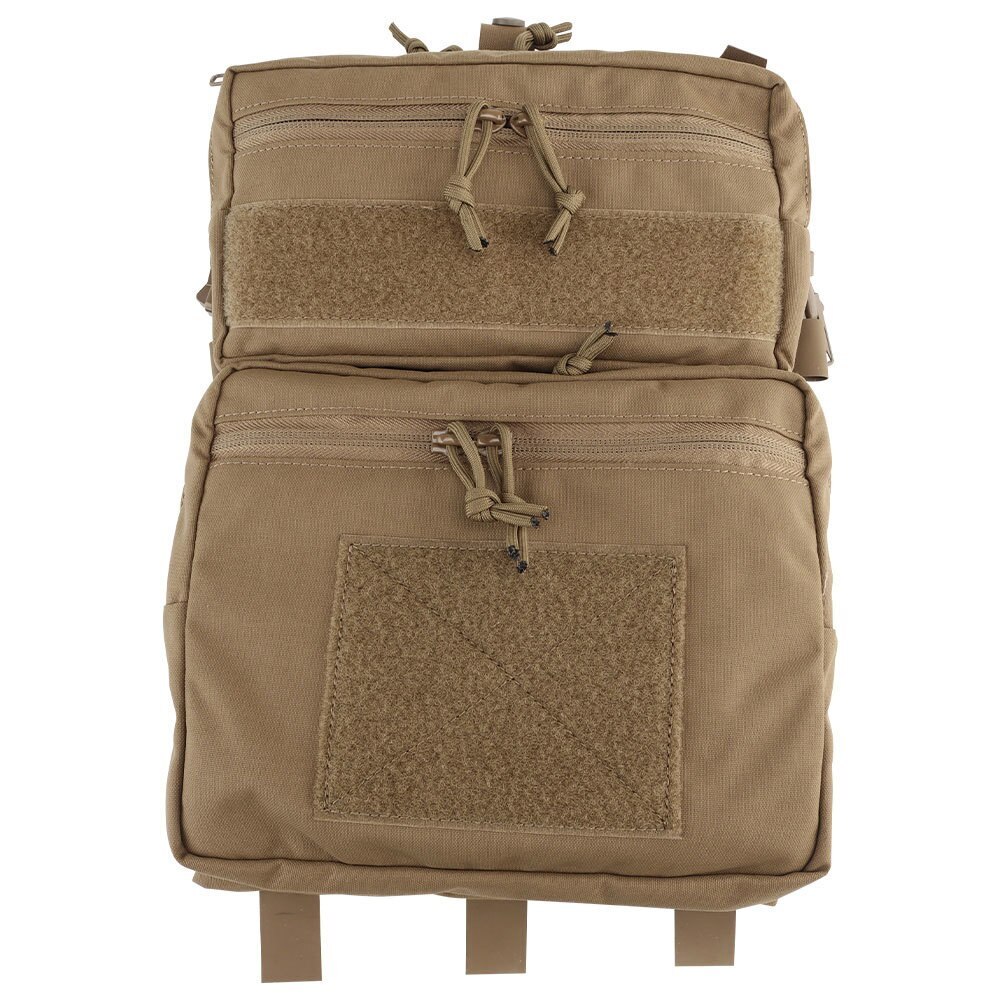 LV119 Tactical Back Panel Core Zippered Modular Expansion Back Panel GarmentVest
