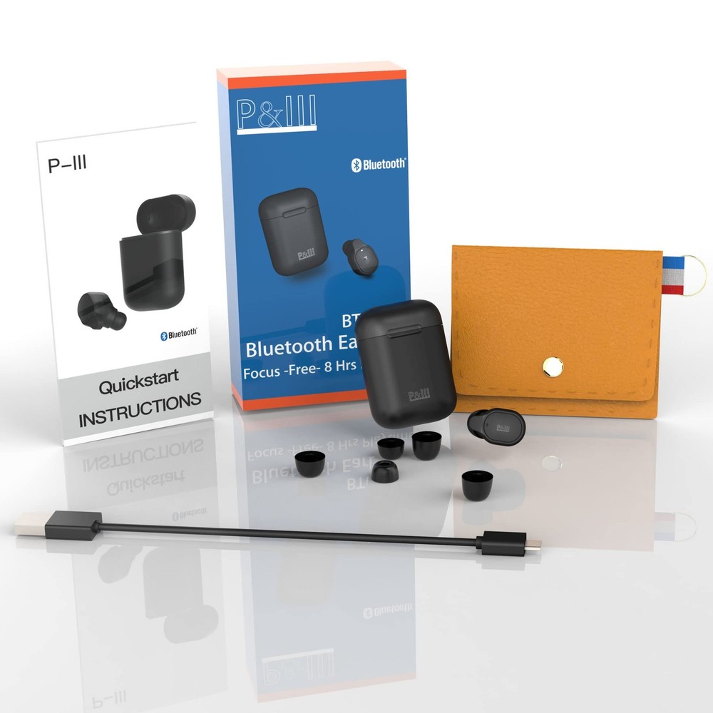 Bluetooth Mini Single Earbud Wireless Invisible Pro Headset 8Hrs Playtime Noi...