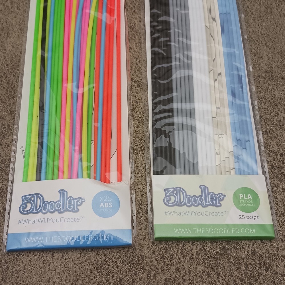 3Doodler 2.0 3D Printing Pen Bundle Extras Untested 2 Pens Powers On READ