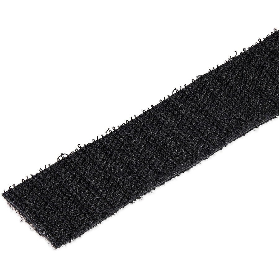 StarTech HKLP50 50ft Hook-and-Loop Cable Tie Black Cut-to-Size