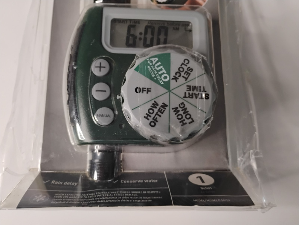 Orbit Single Port Digital Timer Automatic Watering 56158 - Open Box