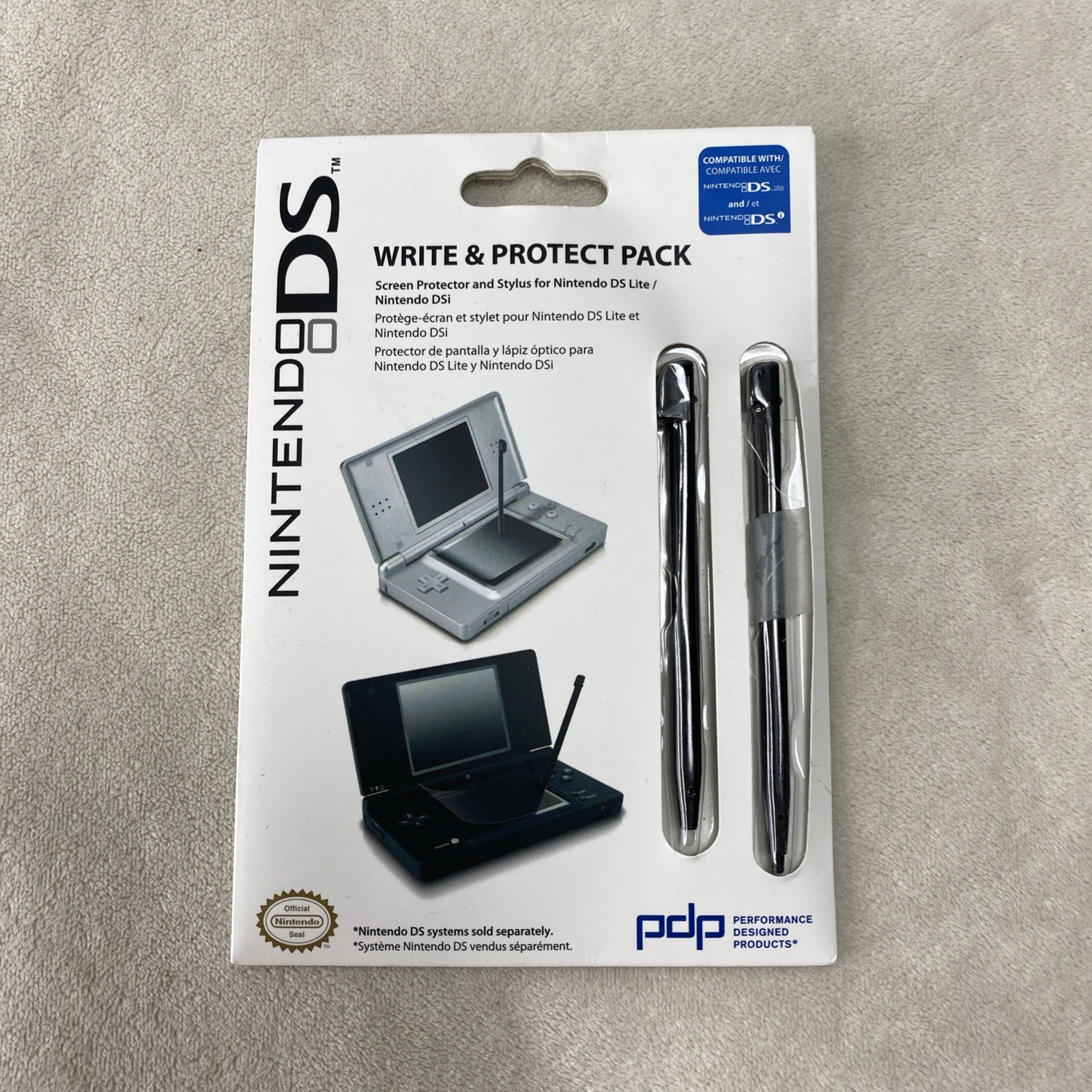 Nintendo DS Lite/Dsi Write and Protect Pack with Screen Protector and Stylus