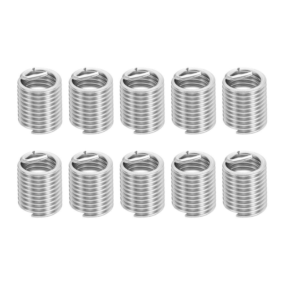 10pcs Wire Thread Inserts 7/16-14 UNC 2D 22.2mm Helical Threaded Sleeve