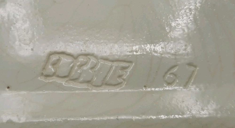 Vintage Masonic Free Mason Triangular Ceramic Ashtray