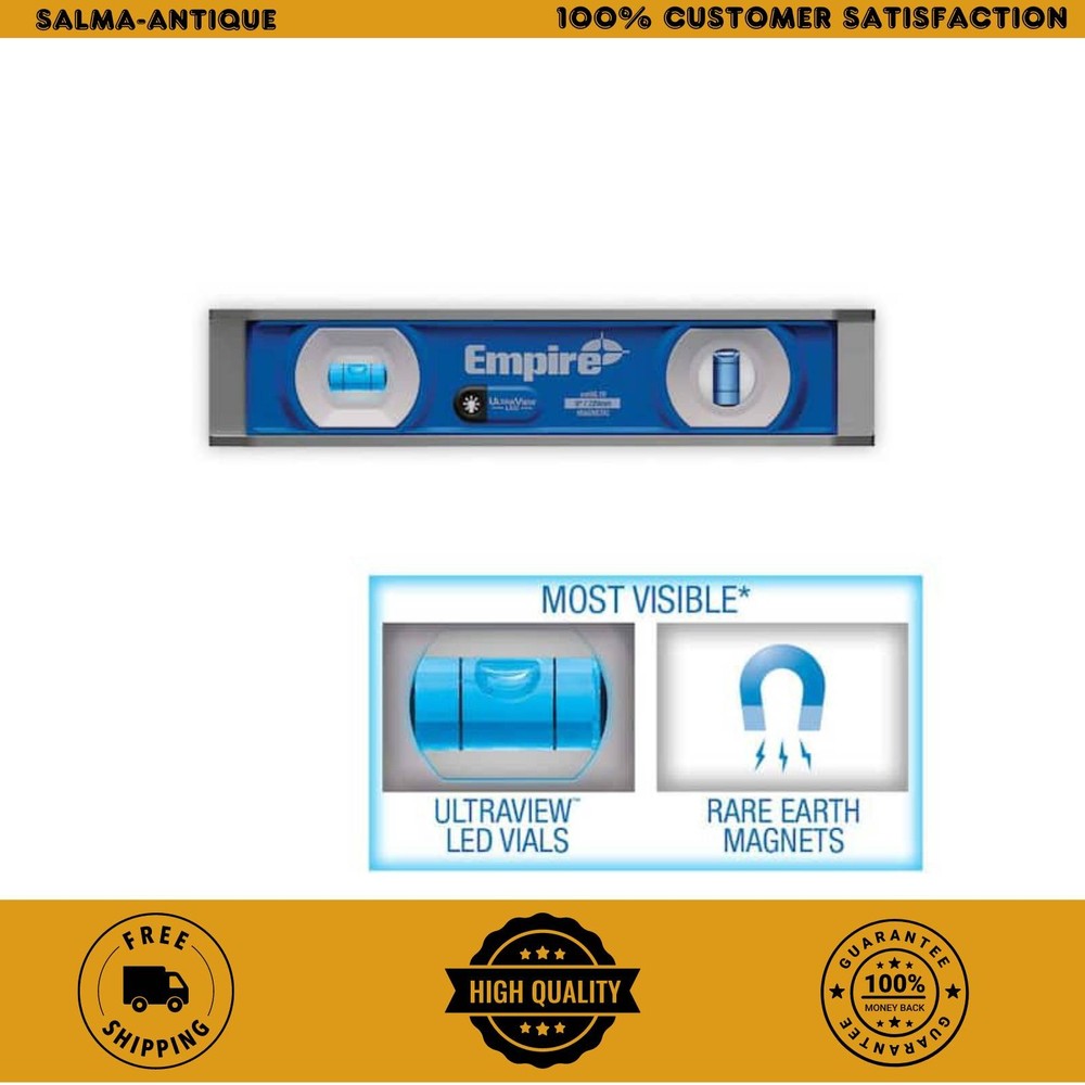 UltraView LED 9 in. Torpedo Level