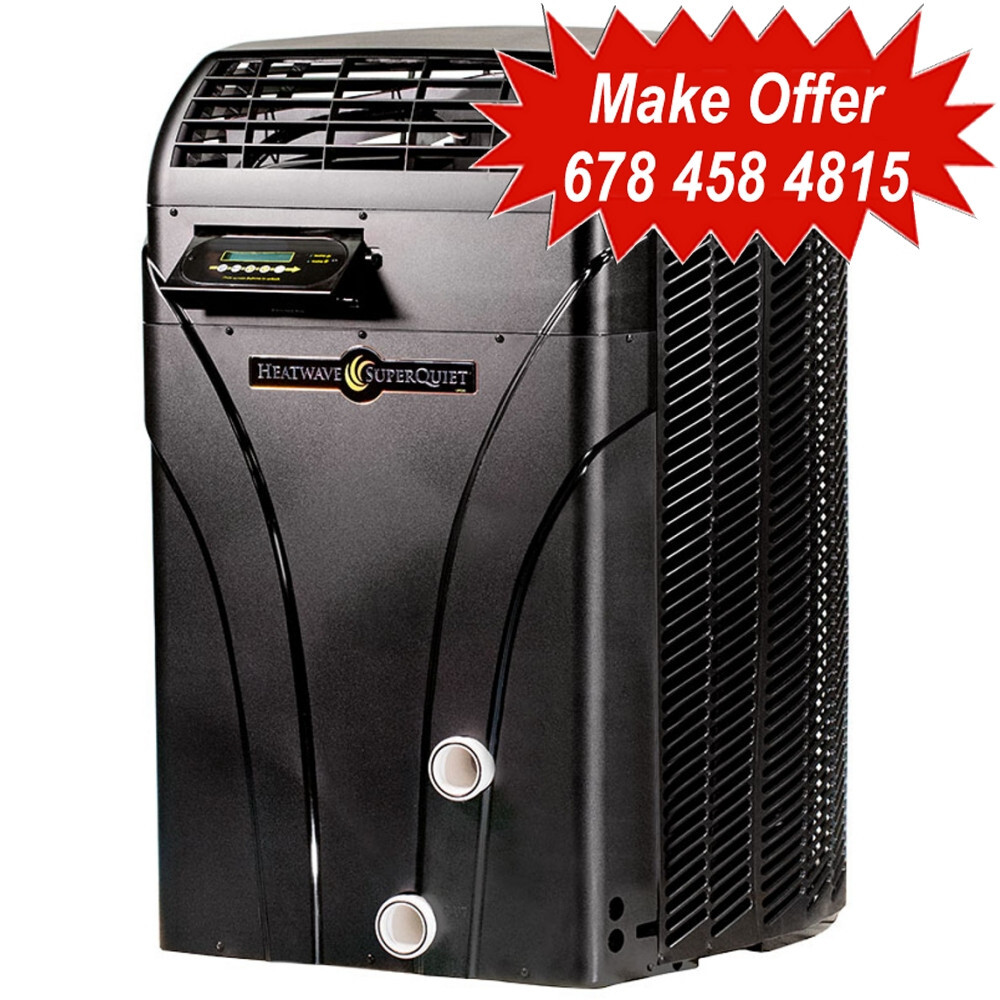 AquaCal SQ140R Heat Pump, HeatWave SuperQuiet Heat & Cool, w/ WiFi