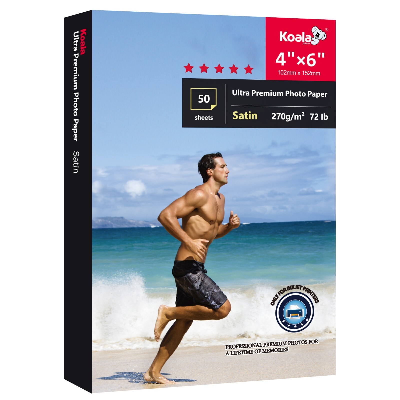 Lot 72lb Koala Ultra Premium Satin Photo Paper 4x6 5x7 8x10 8.5x11 11x17 13x19