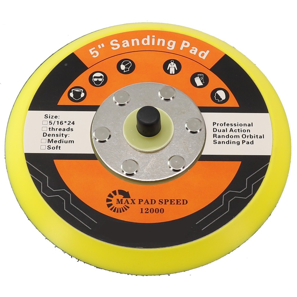 Versatile 5 Inch 125mm Backing Pad Compatible with Sanding Products