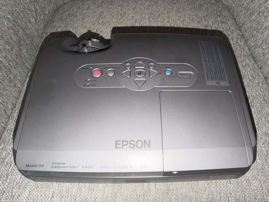 Epson EMP-X3 3LCD Projector with Power Cable, Data Cables, and Carrying Case