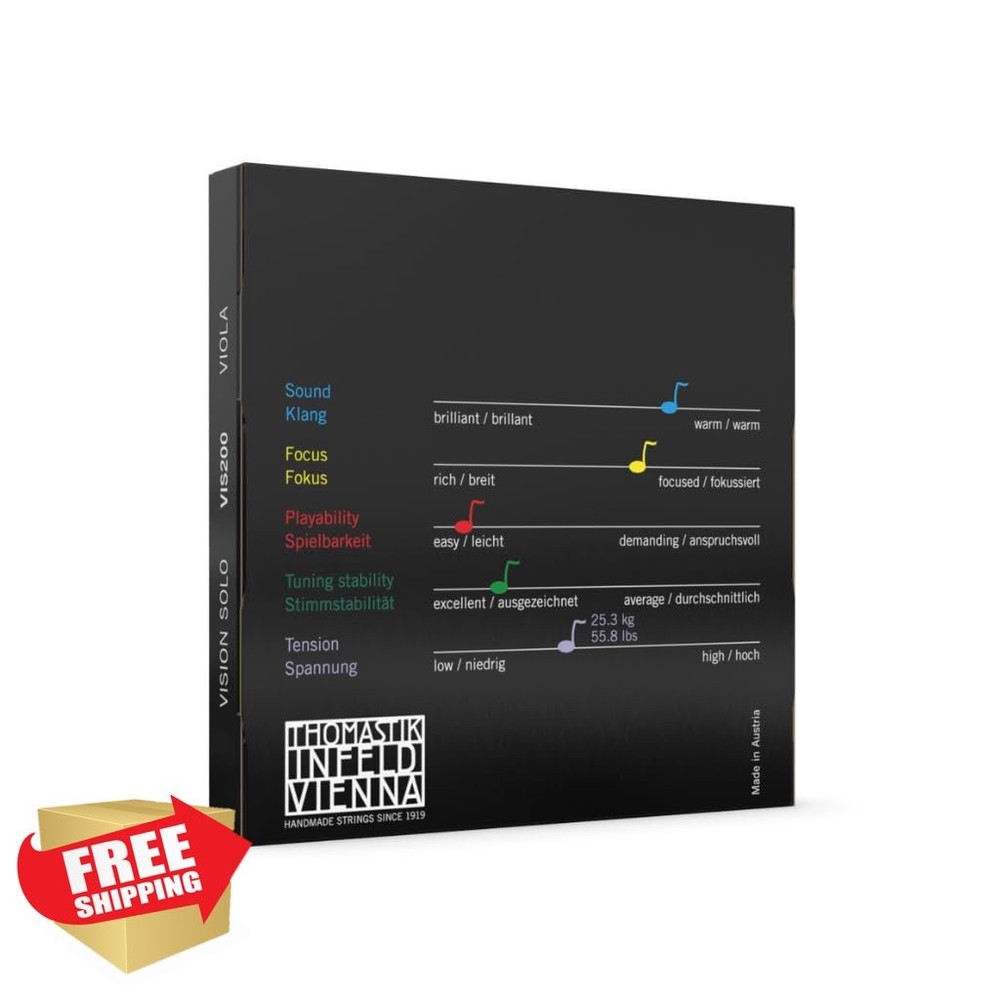 Thomastik-Infeld Vision Solo Viola Strings Set VIS200
