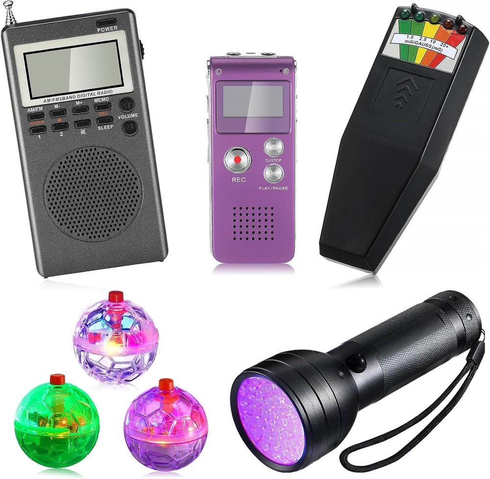7 Pcs Ghost Hunting Equipment Kit 1 Electromagnetic Paranormal Radiation Detecto