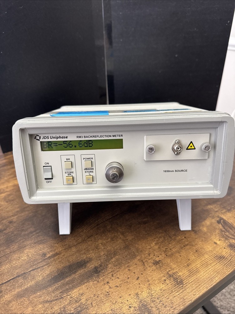JDS Uniphase RM3 Back Reflection Meter 1650nm Source RM3850+1FA7