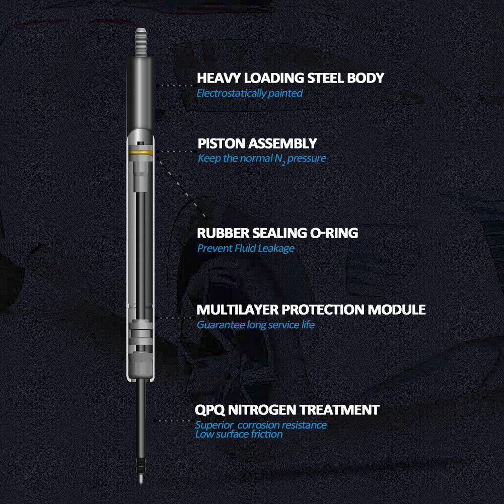 Qty2 SG326027 Fits Honda HR-V 2016 to 2018 Liftgate Hatch Lift Supports Struts