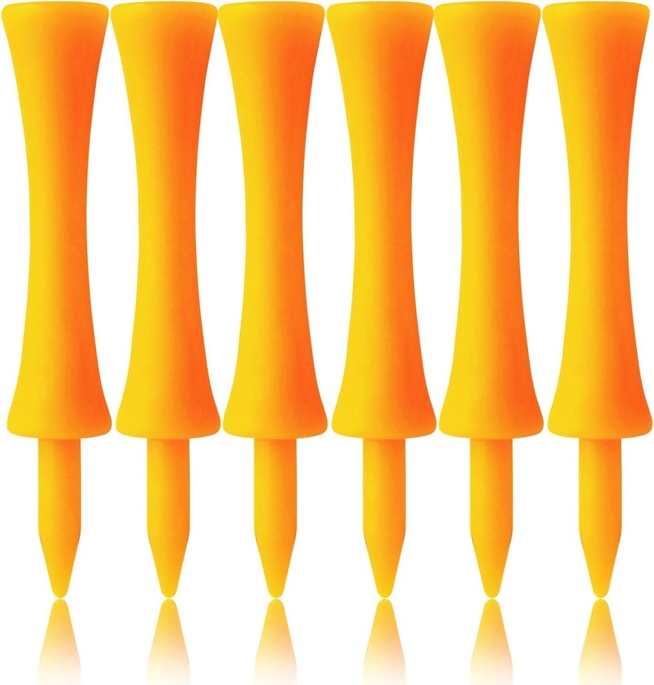 Plastic Golf Castle Tees Step Down Unbreakable Mixed Same Height Value 100 Count