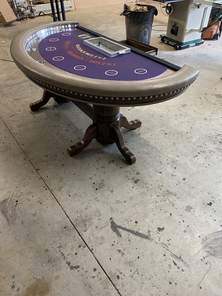 custom poker blackjack tables