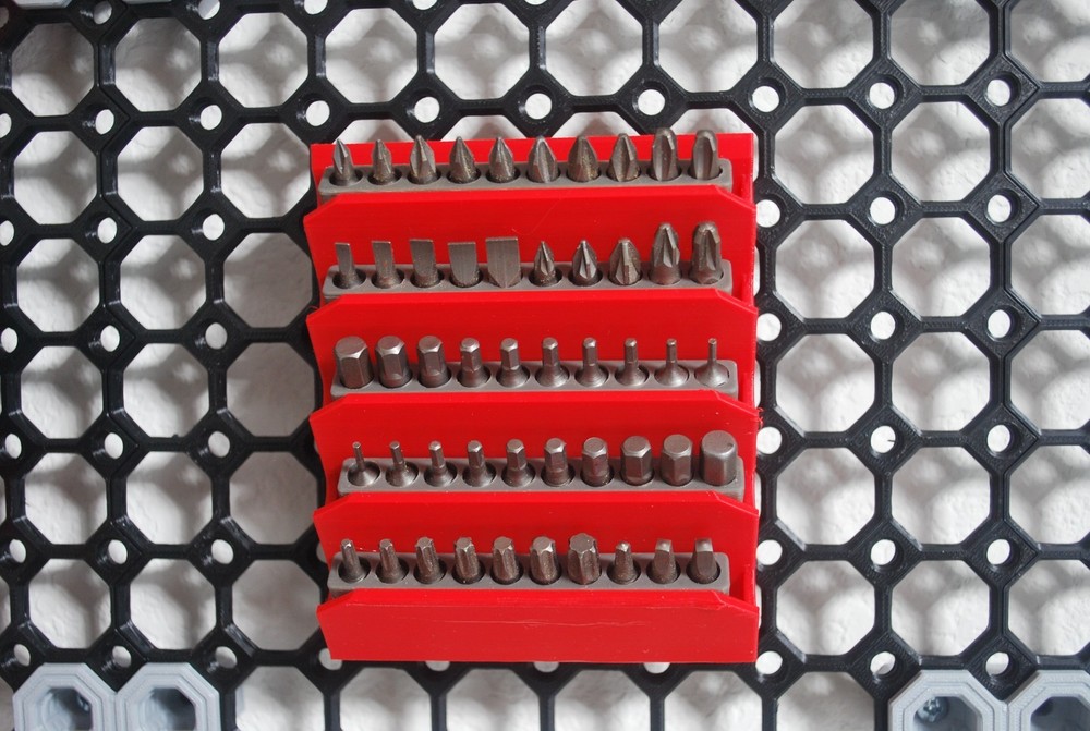 Bit Holder for Pegboard Multiboard Skadis