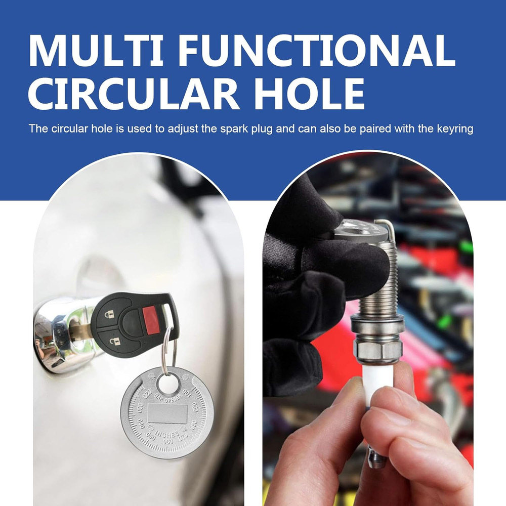 2Pack Spark Plug Gap Tool Gapper Gauge Universal Car Engine Tuner Mechanic Tools