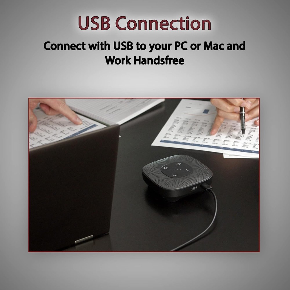 CA Essential Speakerphone SP-2000 - USB and Bluetooth Speakerphone