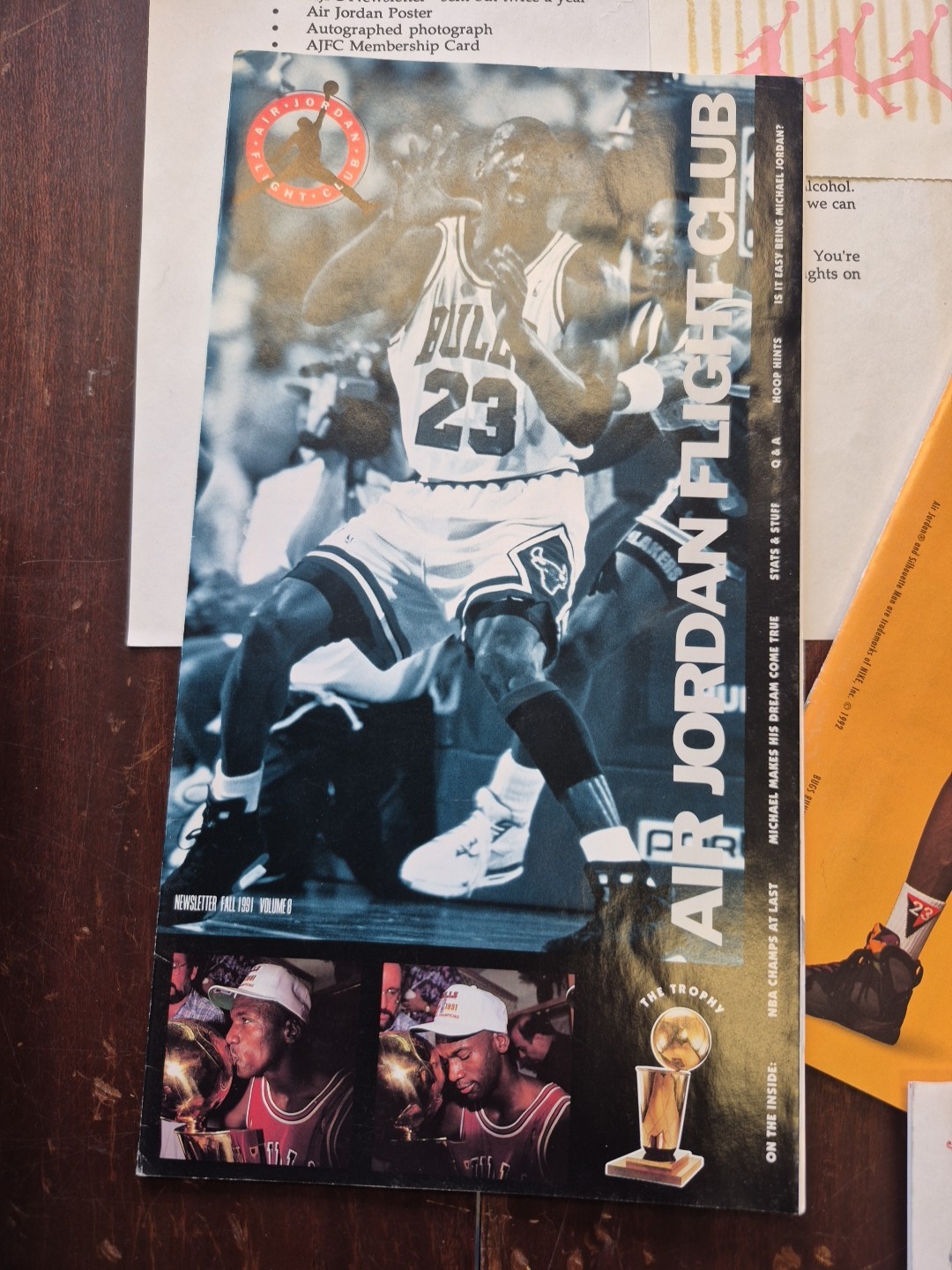 1991 Air Jordan Flight Club Welcome Kit 10pcs Including 1991 Calendar