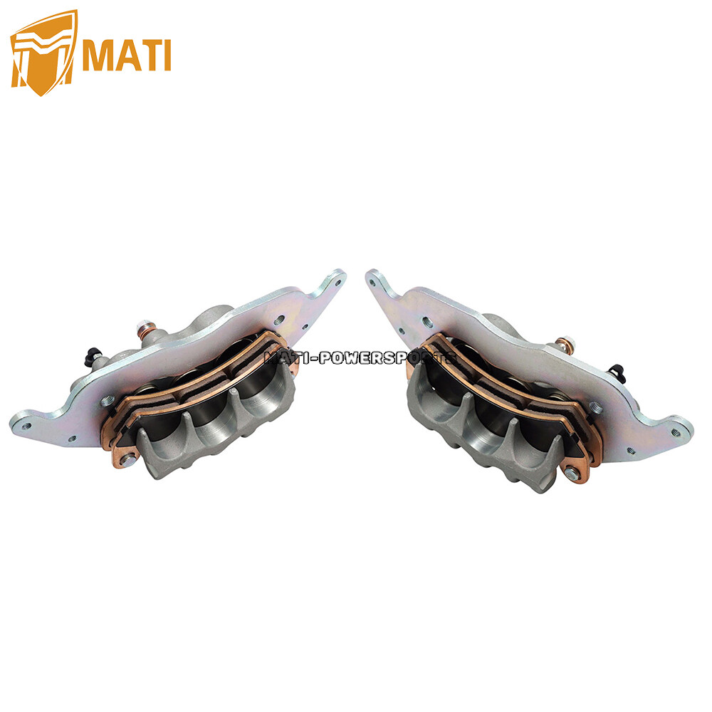 Front Brake Calipers & Sintered Pads for Polaris RZR Pro XP/Turbo RZR XP/XP 4