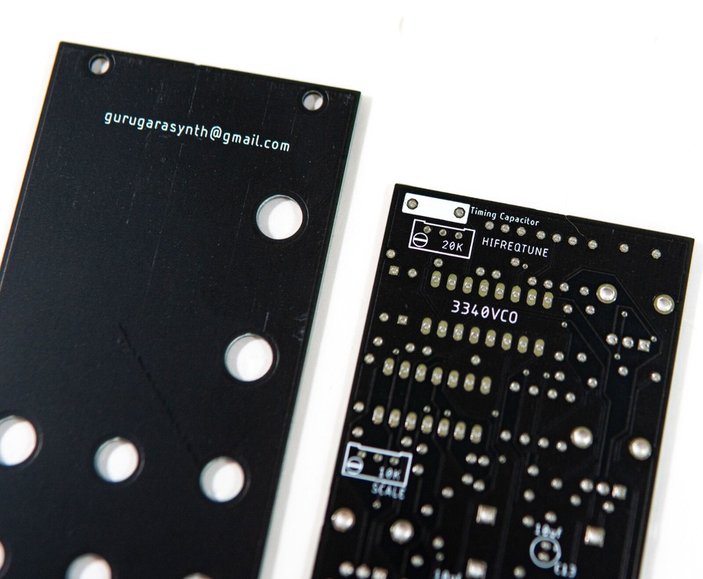3340 VCO / Eurorack / PCB + Front Panel / DIY Synth / Oscillator / Synthesiser