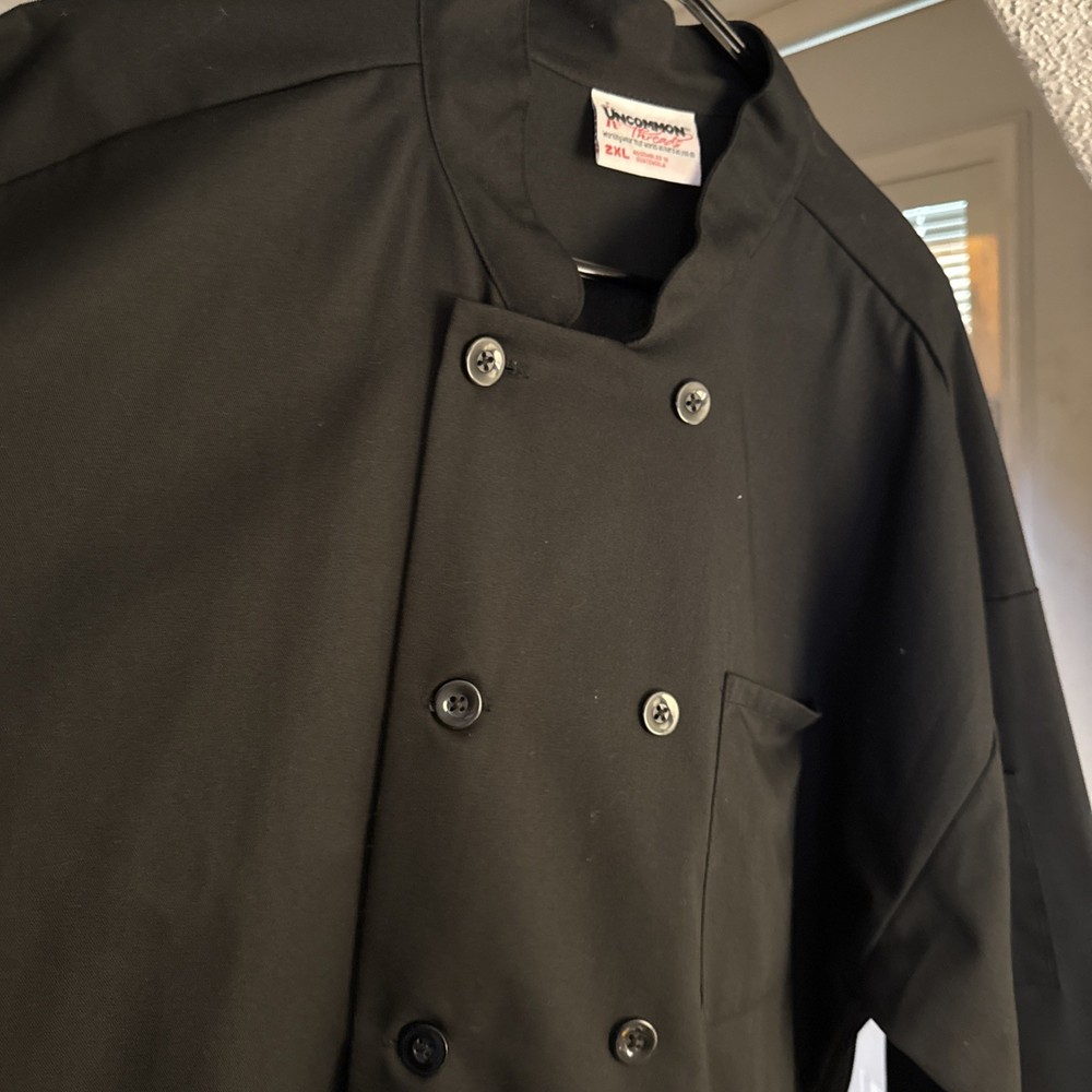 Uncommon Threads 2xl Chef Coat Blk