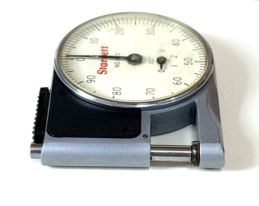 Starrett No.1010-E Pocket Dial Gage Indicator .0005"