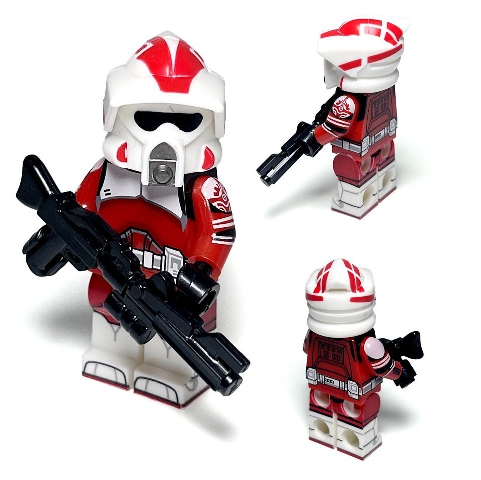 Commander Thorne Coruscant Guard Clone Troopers Custom Red Shock Troopers