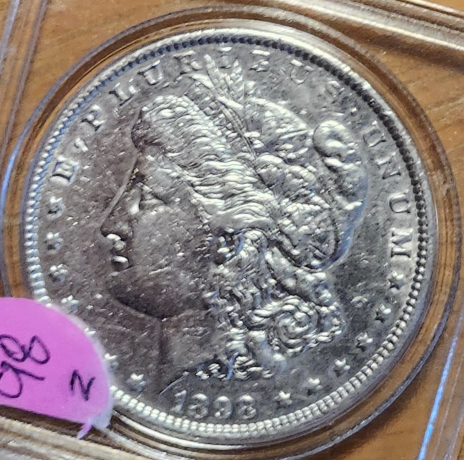 1898 P XF  MORGAN 90% SILVER #2