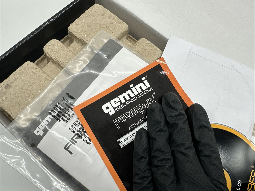 Gemini Firstmix Digital USB DJ Controller For PC for Microsoft & Apple w/ Disc