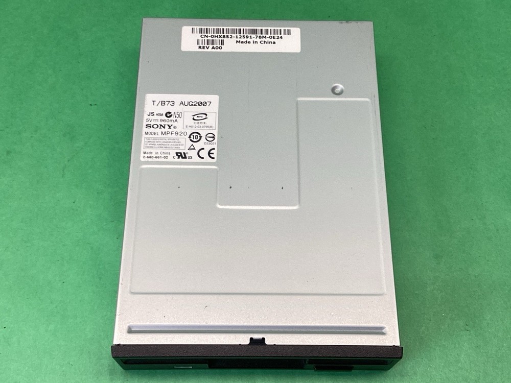 Sony MPF920 - 1.44MB 3.5" Floppy Disk Internal Drive Black - UNTESTED