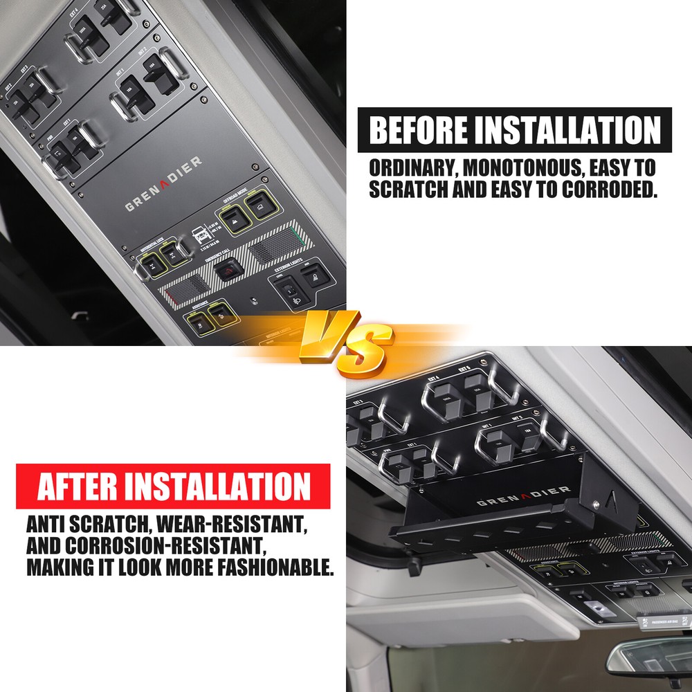 Overhead Console Panel Storage Basket Sunglass Tidy Box For Ineos Grenadier 2020