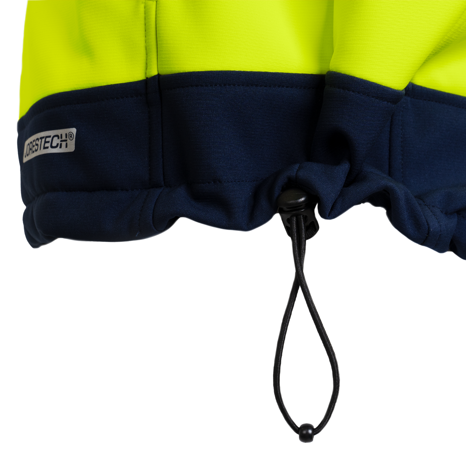 Hi-Vis Softshell Fleece Lined Safety Jacket with Reflective Strips by JORESTECH