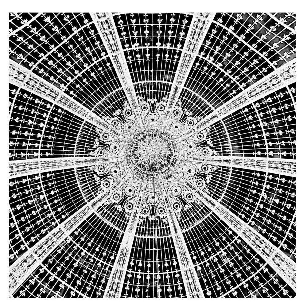 Galeries Lafayette Stained Glass Ceiling | Cyanotype