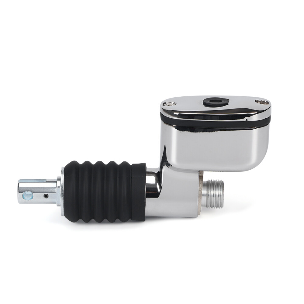 Chrome Rear Brake Master Cylinder For Harley HD FLT Softail 41755-99 41767-05A