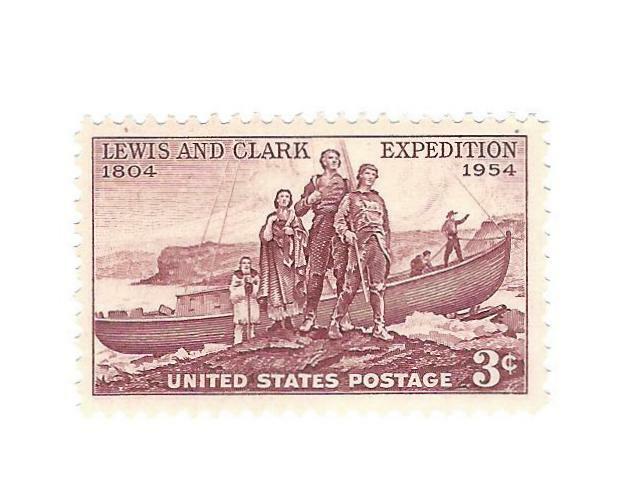 STAMPS US SCOTT 1063 "Lewis & Clark" 3 CENT 1954 MNH