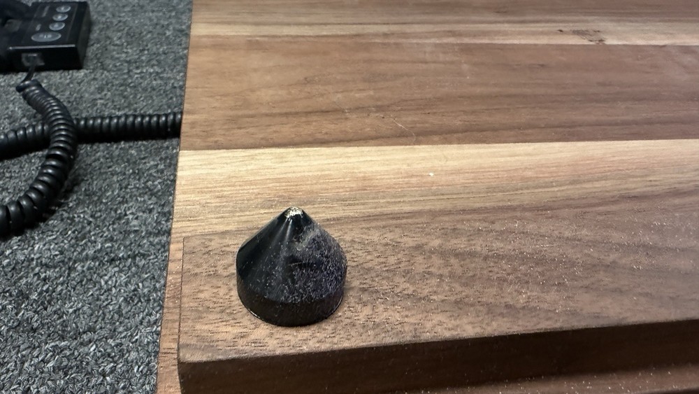 Walnut Speaker Isolation Plinth Audiophile Vibration Control Base Footed